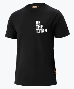 T-Shirt Be the T1TAN Zwart